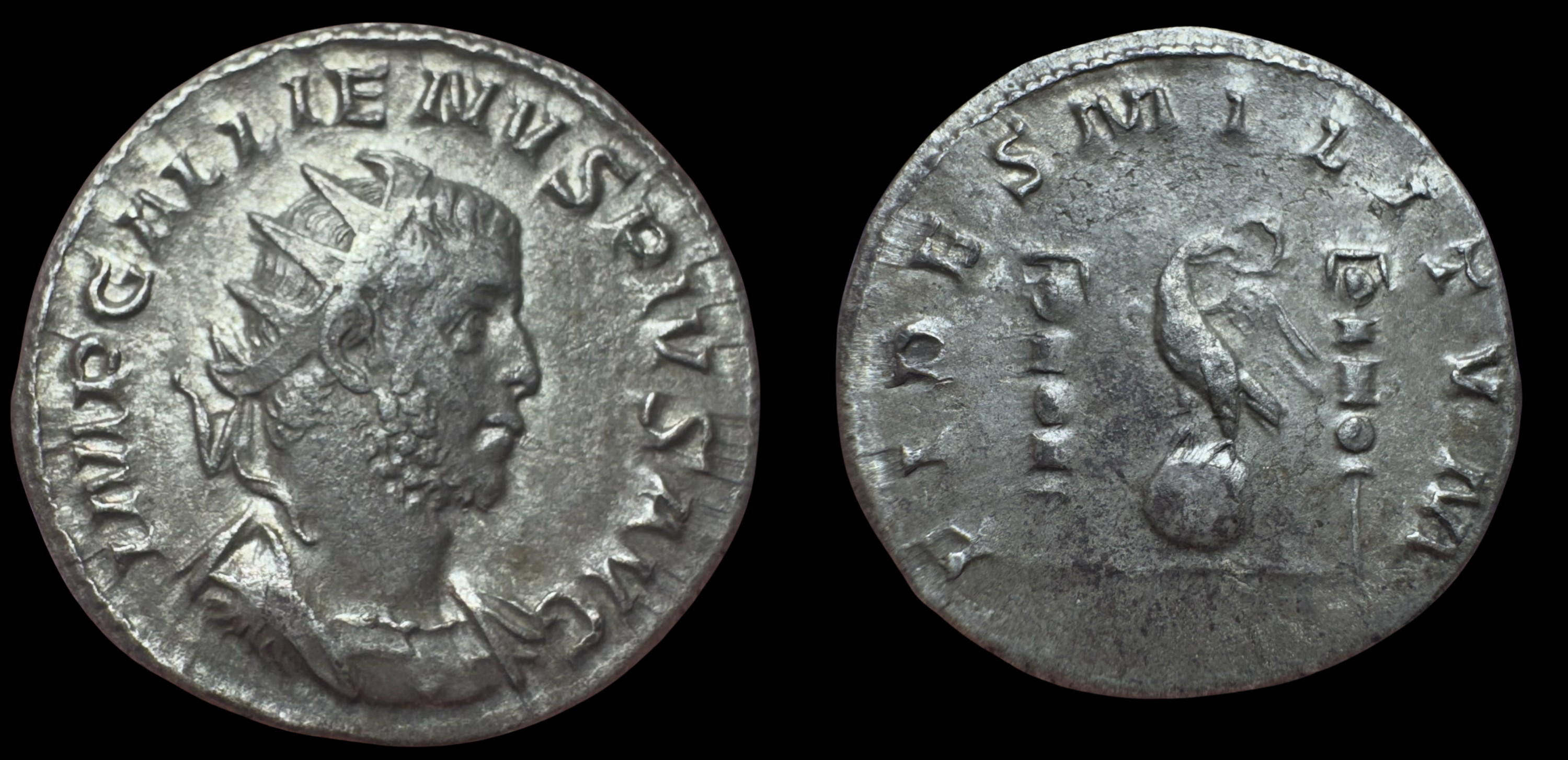 Gallienus. AR Antoninianus. ca. 257-258 AD.