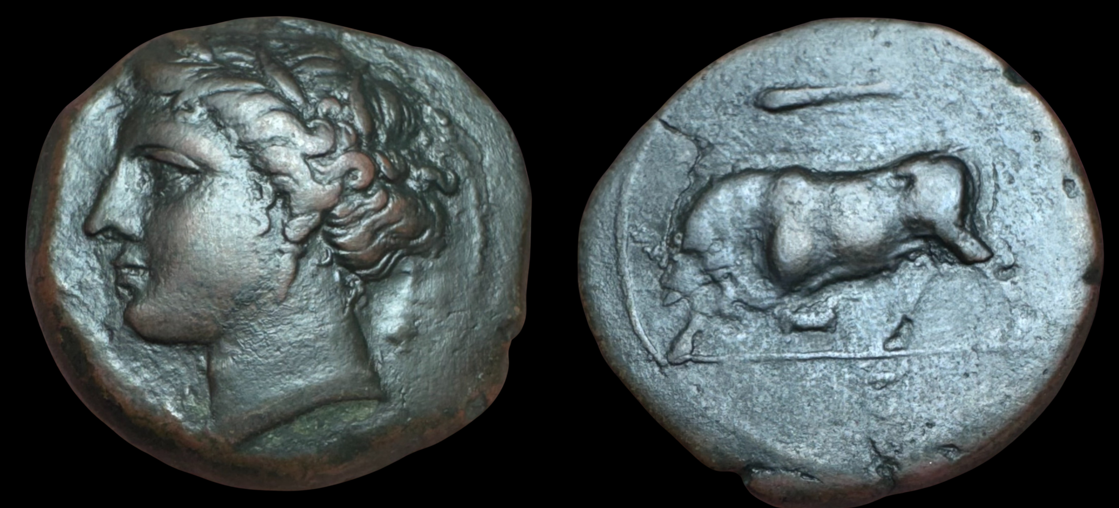 Sicily, Syracuse, Agathokles. AE, ca. 317-310 BC.