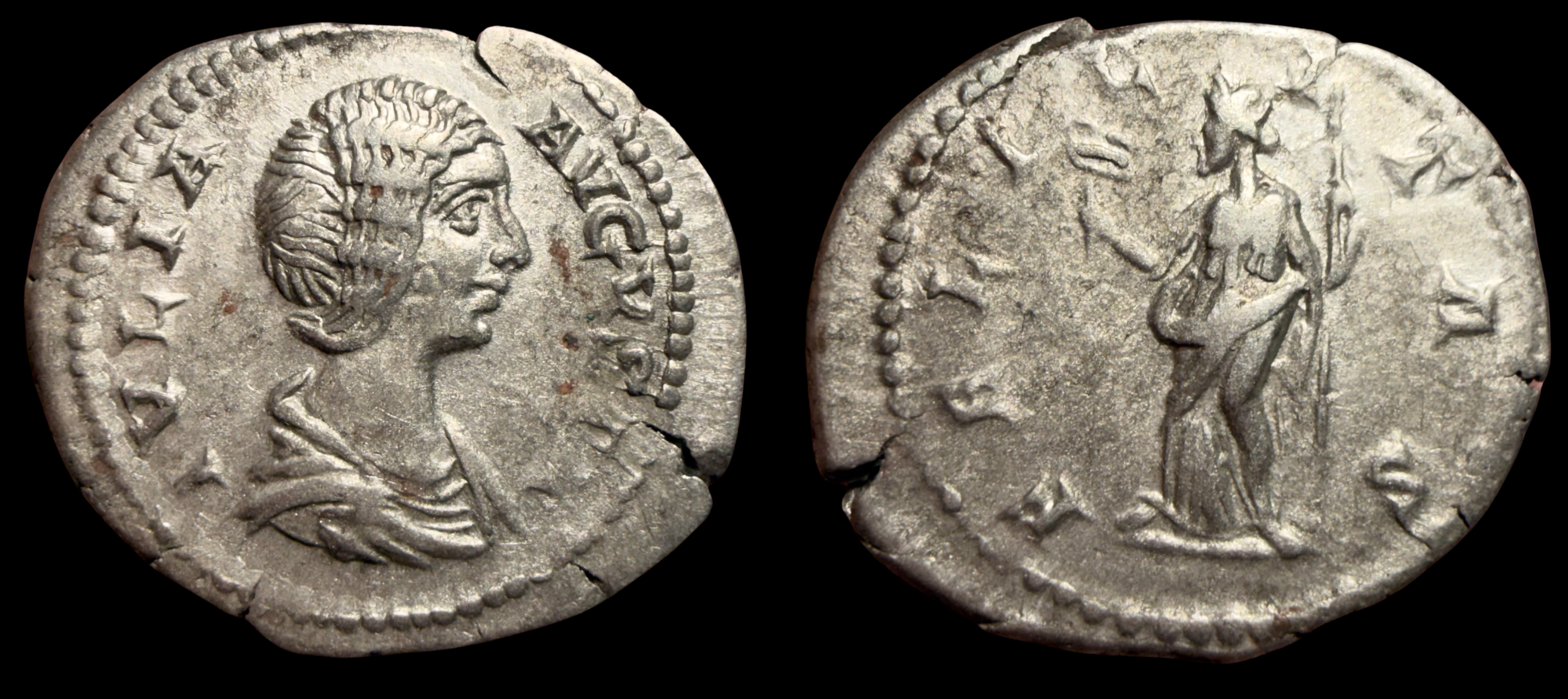 Julia Domna. AR Denarius. ca. 196-211 AD.