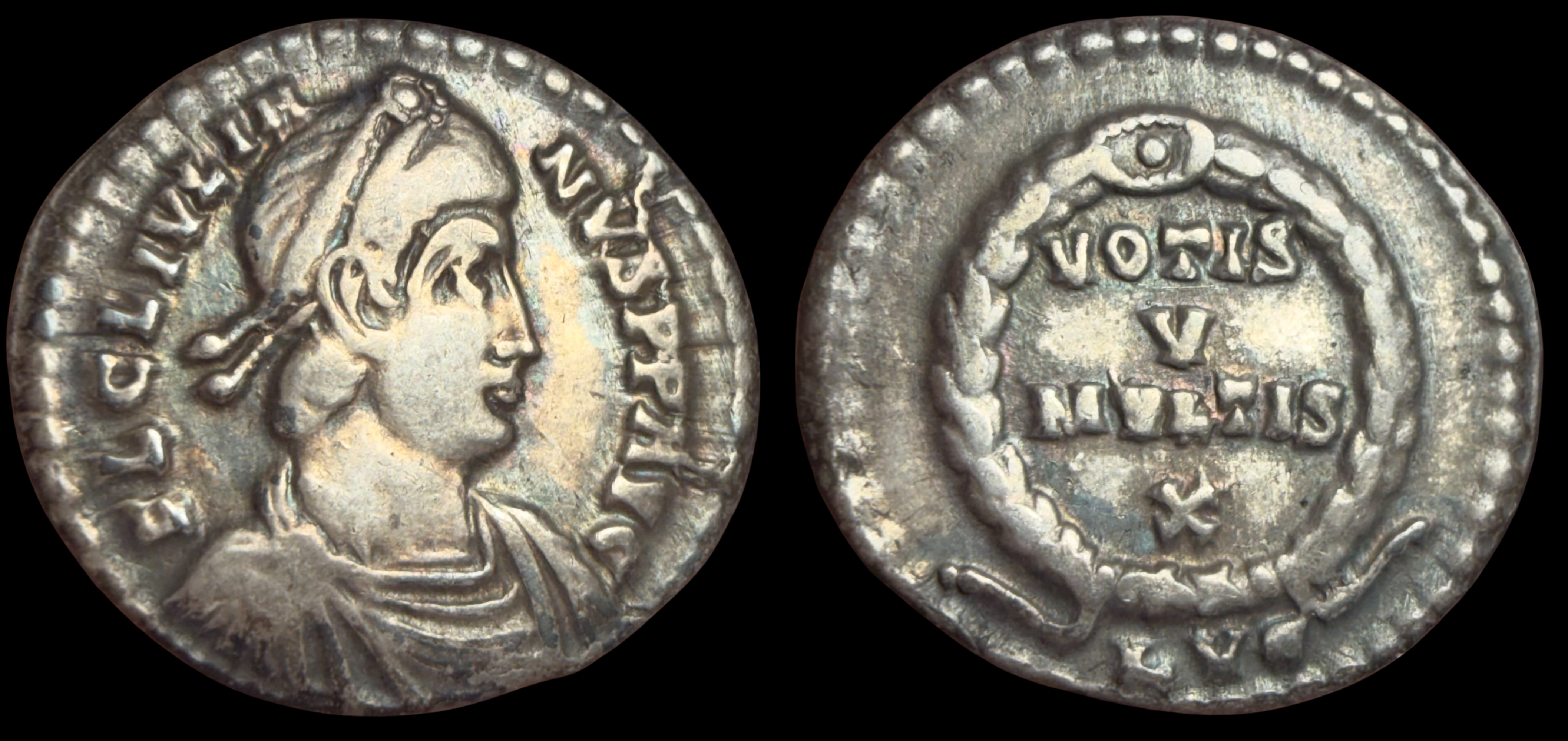Julian II. AR Reduced Siliqua, ca. 360-363 AD.