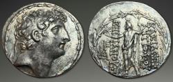 Ancient Coins - Seleukid Empire. Antiochos VIII Epiphanes. AR Tetradrachm, ca. 121/120-113 BC.