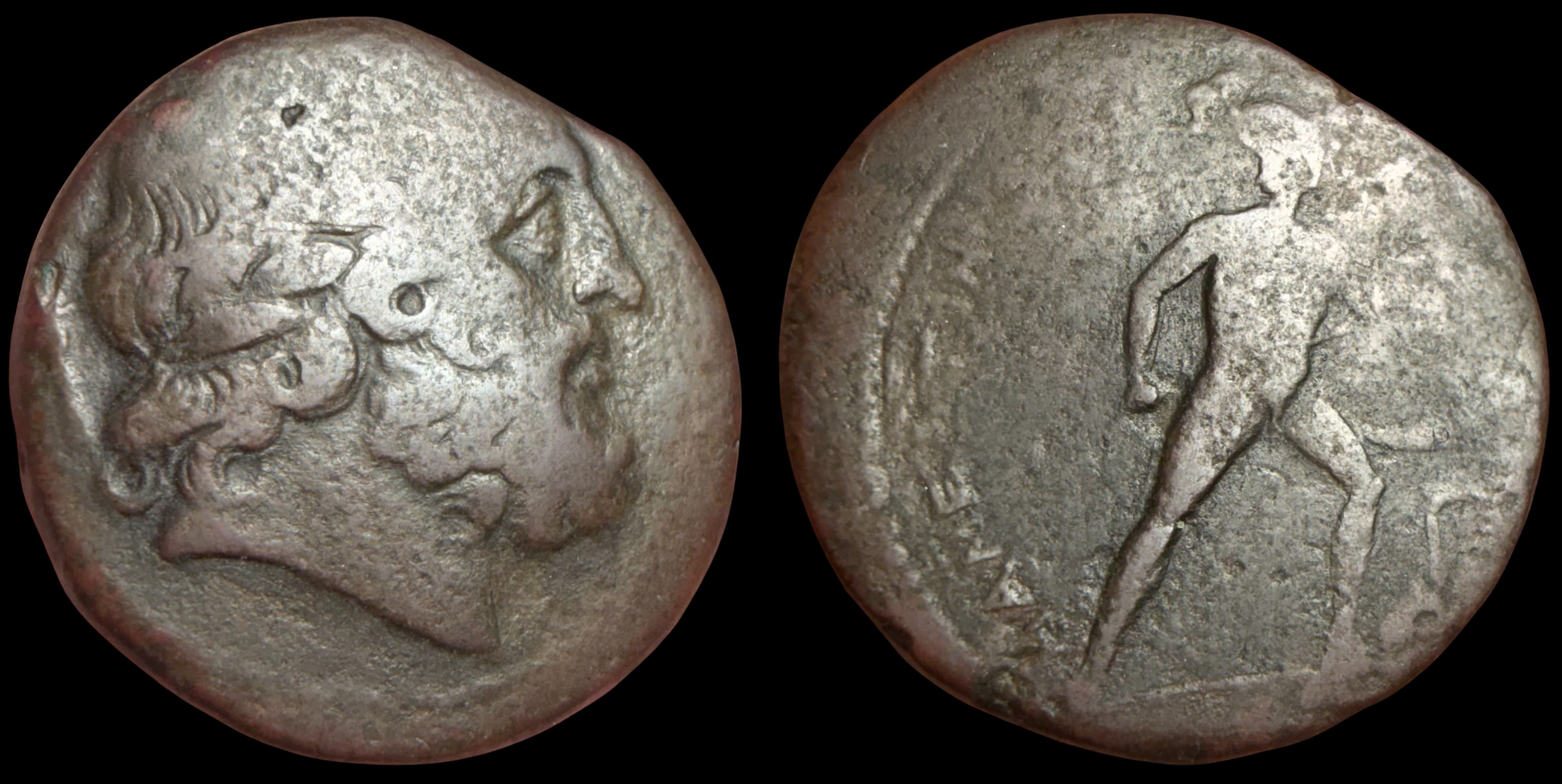 Sicily, The Mamertinoi. AE Pentonkion, ca. 220-200 BC.