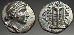 Ancient Coins - Caria, Knidos. Aristiadas Magistrate. AR Tetrobol, ca. 215-210 BC..