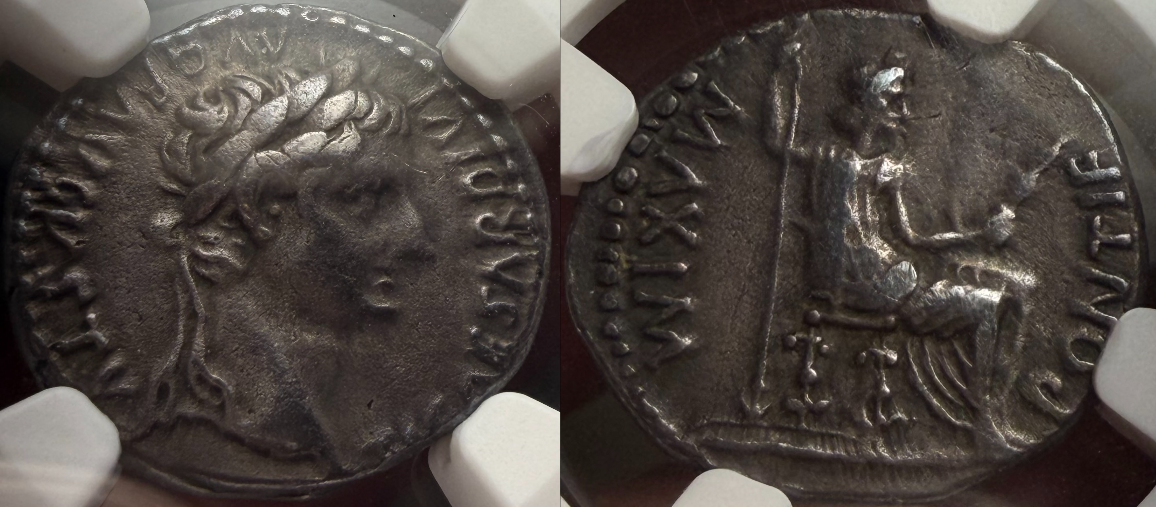 Tiberius. “Tribute Penny”. AR Denarius, ca. 14-37 AD.