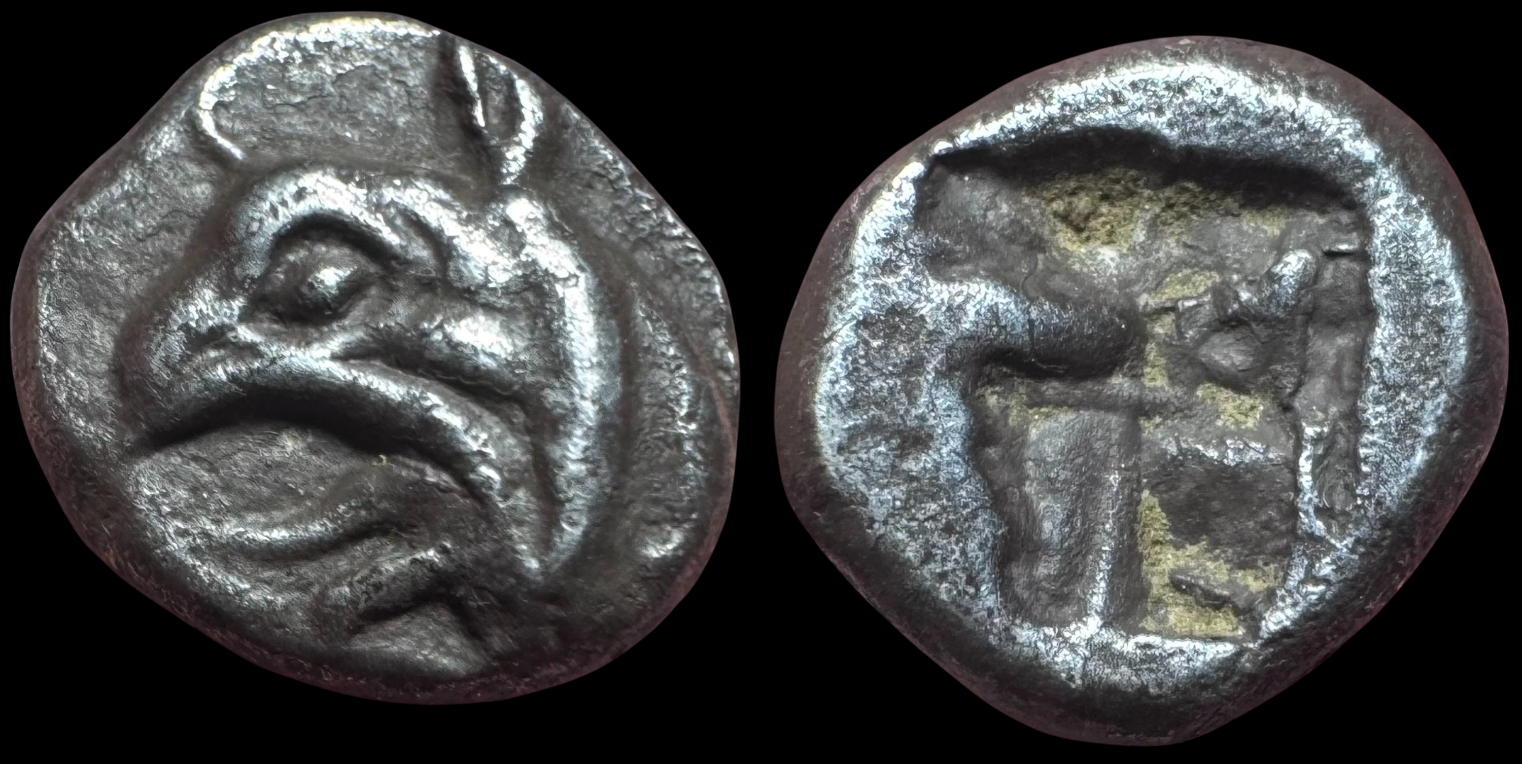 Ionia, Phokaia. AR Hemidrachm. ca. 521-478 BC.
