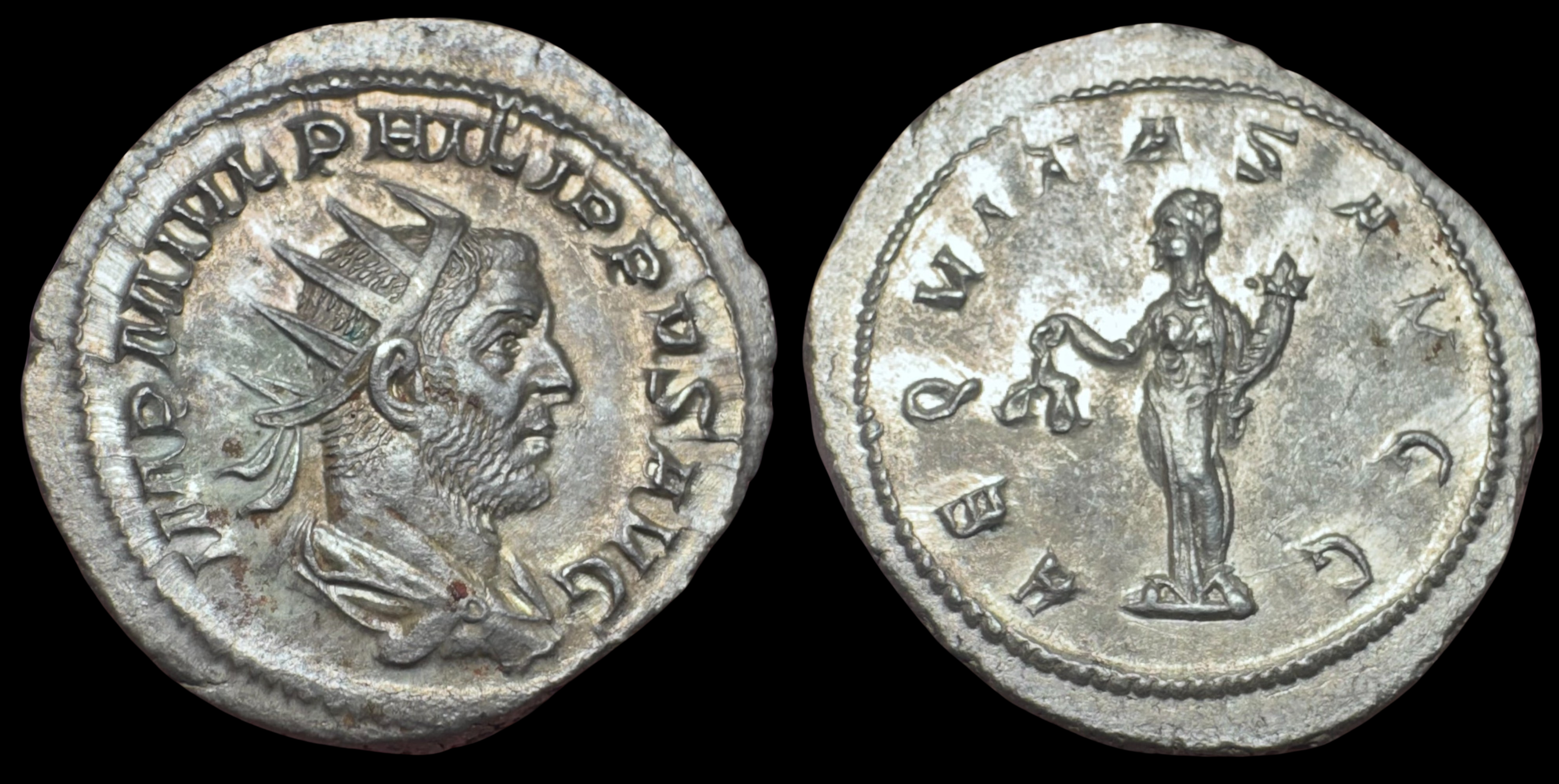 Philip I “The Arab’. AR Antoninianus. ca. 245-247 AD.