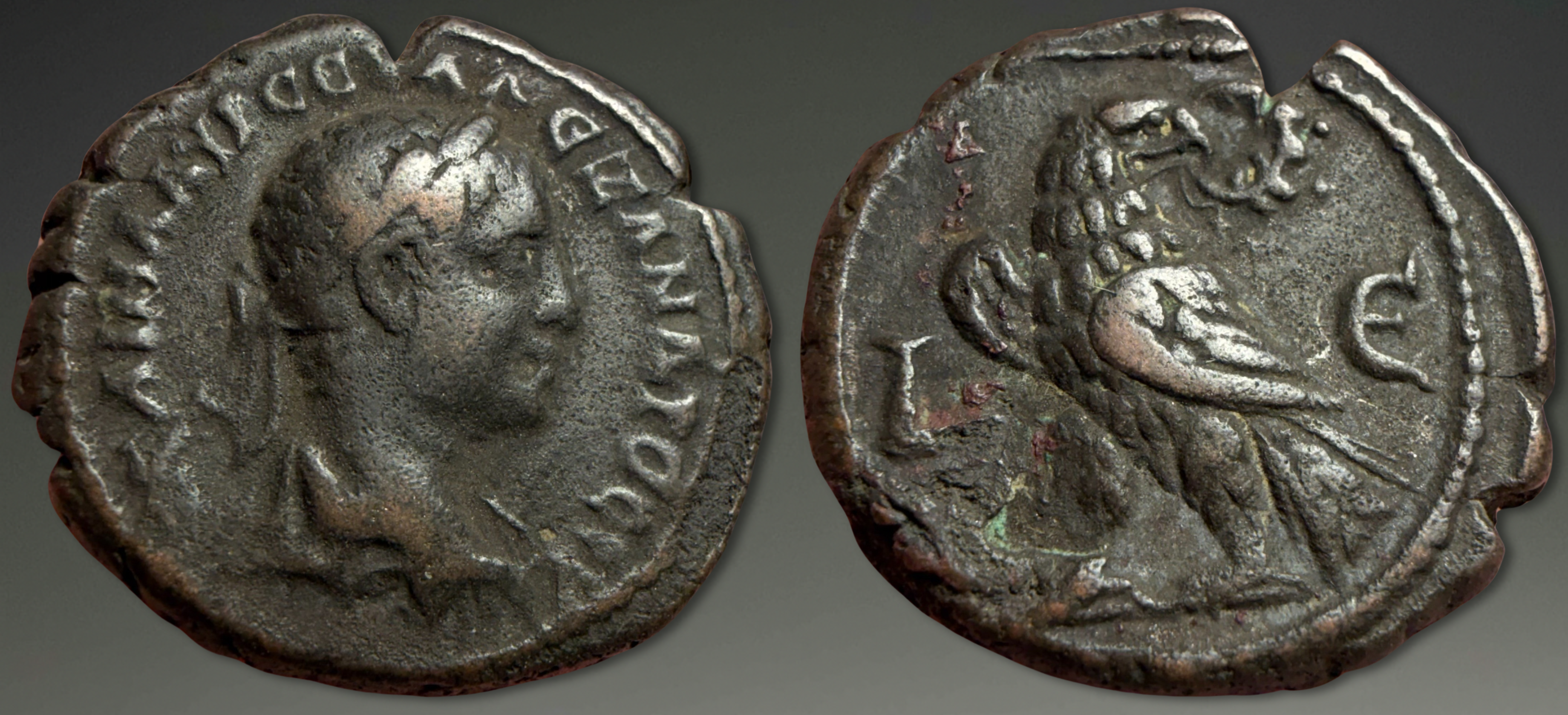 Egypt, Alexandria. Severus Alexander. BI Tetradrachm. ca. 225-226 AD.