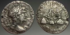 Ancient Coins - Cappadocia, Caesarea-Eusebia. Hadrian. AR Didrachm, ca. 128 AD.