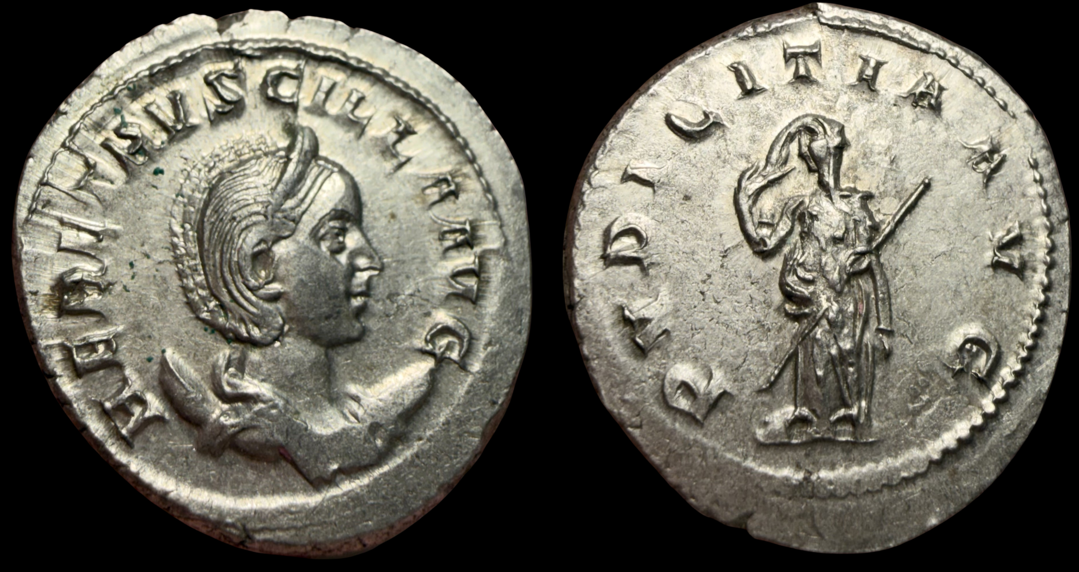 Herennia Etruscilla. AR Antoninianus. ca. 249-251 AD.