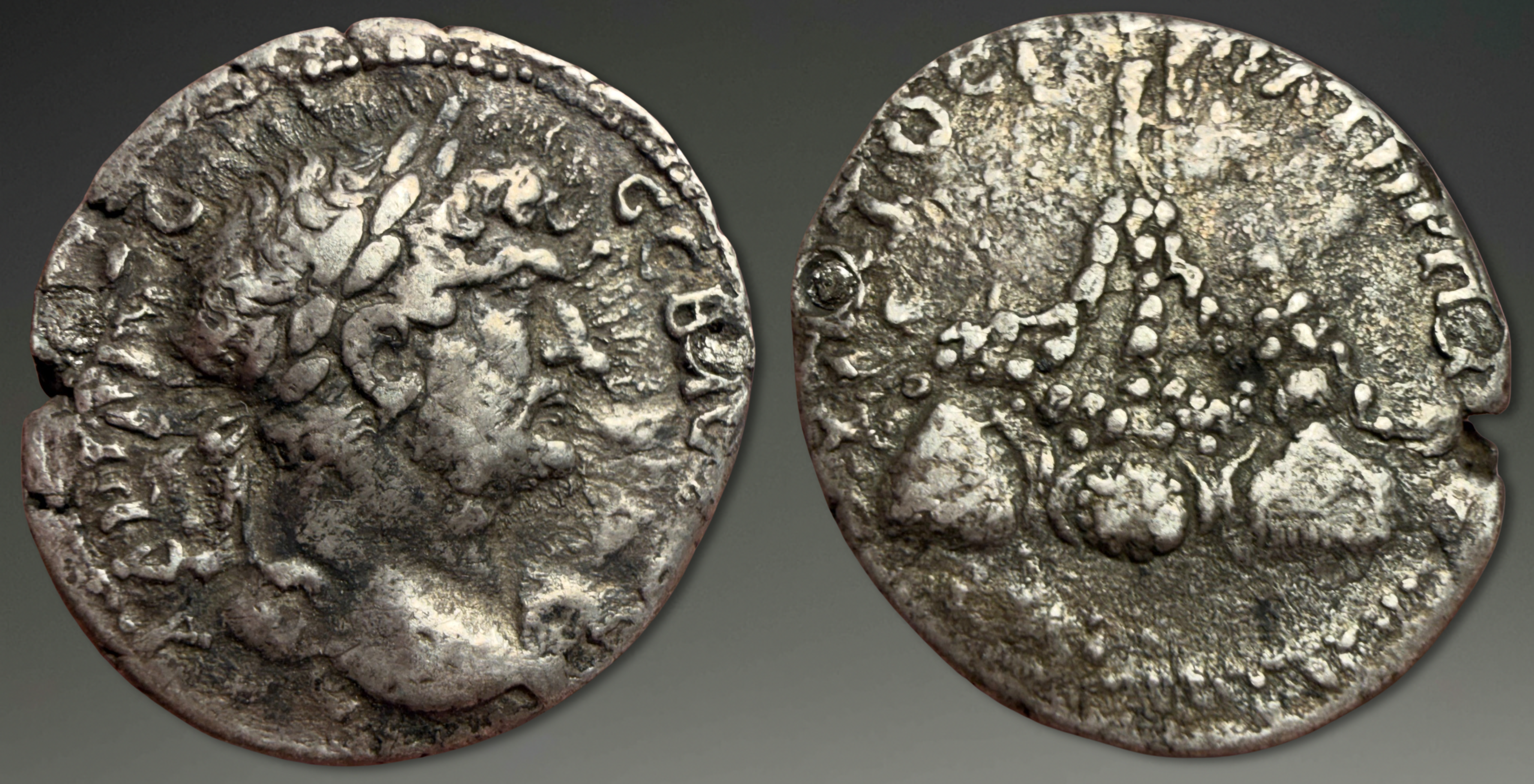 Cappadocia, Caesarea-Eusebia. Hadrian. AR Didrachm, ca. 128 AD.