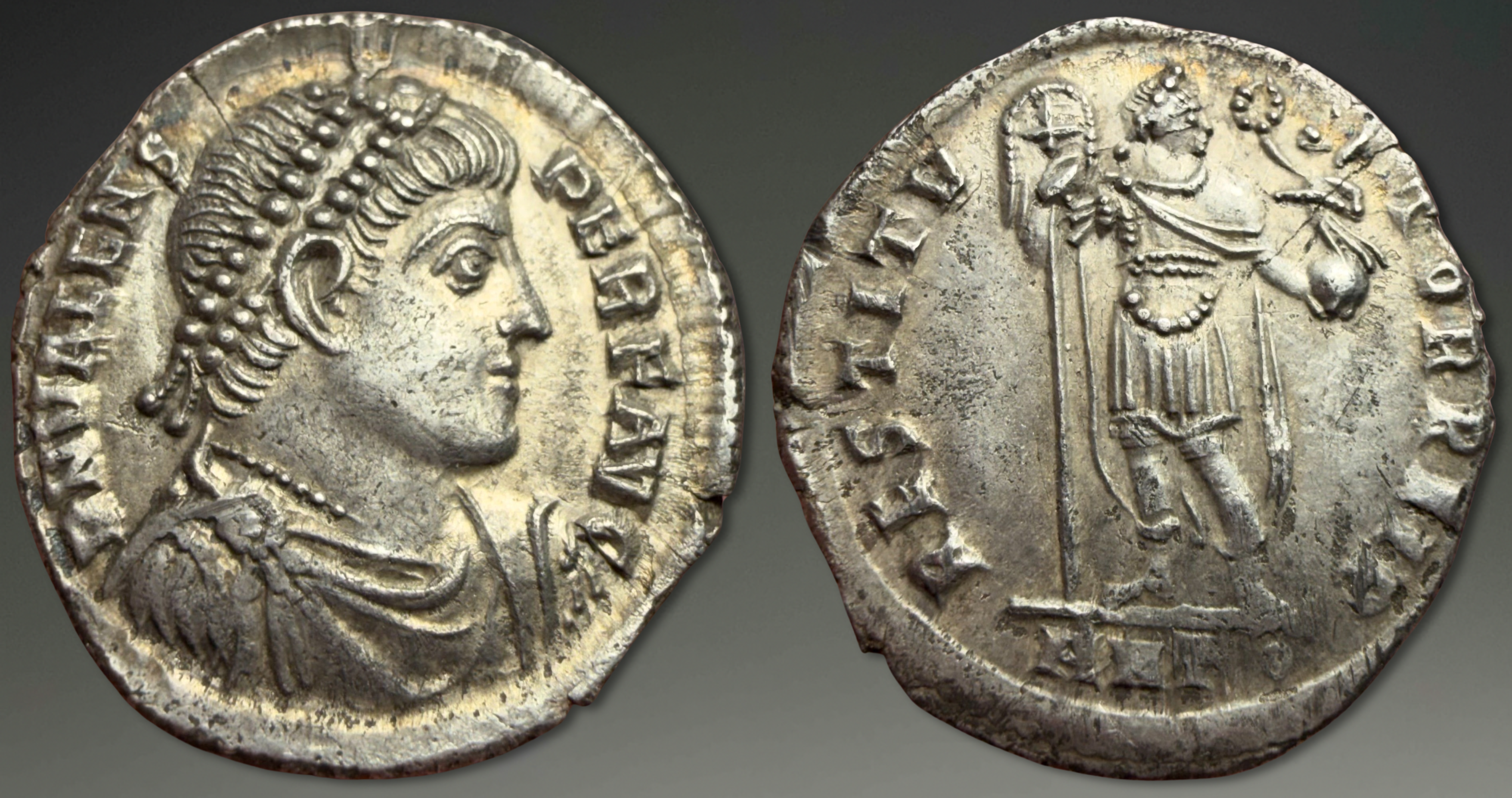 Valens. AR Siliqua, ca. 364-378 AD.