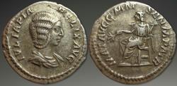 Ancient Coins - Julia Domna. AR Denarius. ca. 211-217 AD.