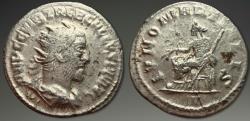 Ancient Coins - Trebonianus Gallus. AR Antoninianus, ca. 251-253 AD.