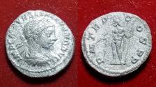 Ancient Coins - Severus Alexander, AR Denarius Rome, 222 AD. Jupiter & thunderbolt