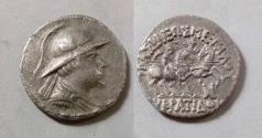 Ancient Coins - BAKTRIA, Indo-Greek Greco Baktrian Kingdom. Eukratides I Megas. Circa 170-145 BC. AR Tetradrachm