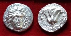 Ancient Coins - Islands off Caria, Rhodes Rhodos 305-275 BC. AR Didrachm Helios / Rose