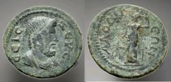 Ancient Coins - PHRYGIA. Laodicea ad Lycum. Pseudo-autonomous 2nd-3rdc Æ18 Zeus Aseis & Athena