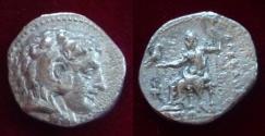 Ancient Coins - Kings of Macedon Philip III Archidaeus AR Hemidrachm in name of Alexander III.