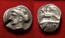 Ancient Coins - PAPHLAGONIA, Sinope. Circa 410-330 BC. AR Drachm / Siglos Nymph & Sea-eagle