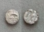 Ancient Coins - PHOENICIA, Tyre. Uncertain king 440-425 BC. AR Sixteenth Shekel Incuse Owl vRare