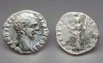 Ancient Coins - Clodius Albinus. As Caesar, AD 193-195. AR Denarius Rome Felicitas & Sceptre