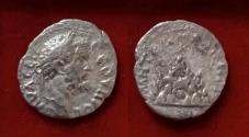 Ancient Coins - CAPPADOCIA. Caesarea. Septimius Severus 193-211. AR Drachm Mt. Argaeus