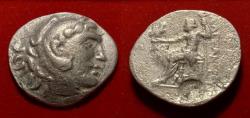 Ancient Coins - PAMPHYLIA, Aspendos. in the name of Alexander III. Date 208/7 BC. AR Tetradrachm