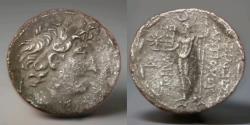 Ancient Coins - SELEUKID Antiochos VIII Epiphanes (Grypos), 121-96 BC. AR Tetradrachm Zeus Uranios