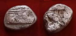 Ancient Coins - LYCIA, PHASELIS AR Stater 530-500 BC. Prow of ship Incuse