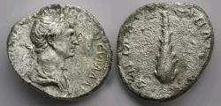 Ancient Coins - TRAJAN, CAPPADOCIA. Caesarea. AD 98-17.AR Didrachm Club of Hercules