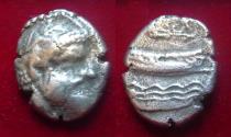 Ancient Coins - PHOENICIA, ARADOS island Galley over waves AR Stater 4thc BC.