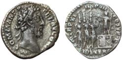 Ancient Coins - Commodus, 177-192 AD. AR Denarius, Rome. Rare.