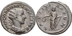 Ancient Coins - Gordian III, 238-244 AD. AR Antoninianus, Rome. Laetitua rev.