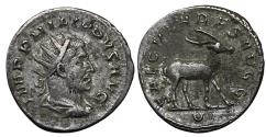 Ancient Coins - Philip I, 244-249 AD. AR Antoninianus, Rome. Stag SAECVLARES rev.