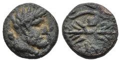 Ancient Coins - Pisidia, Selge. 2nd-1st Centuries BC. Æ12mm. Herakles / Thunderbolt.