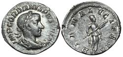 Ancient Coins - Gordian III, 238-244 AD. AR Denarius, Rome. Diana rev.