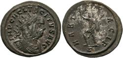 Ancient Coins - Tacitus, 275-276 AD. Æ Antoninianus, Ticinum. Mars rev.