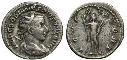 Ancient Coins - Gordian III, 238-244 AD. AR Antoninianus, Rome. Jupiter rev.