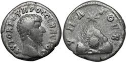 Ancient Coins - Cappadocia, Caesarea. Lucius, Verus, 161-169 AD. AR Didrachm. Mr. Argaeus rev.