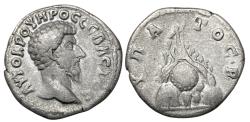 Ancient Coins - Cappadocia, Caesarea. Lucius Verus, 161-169 AD. AR Didrachm. Mt. Argaeus rev.
