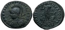 Ancient Coins - Licinius II Caesar, 321-324 AD. Æ Follis. Cyzicus mint.