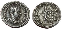 Ancient Coins - Diadumenian, as Caesar, 217-218 AD. AR Denarius, Rome.