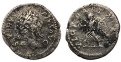 Ancient Coins - Septimius Severus, 193-211 AD.  AR Denarius, Rome. Victory rev.