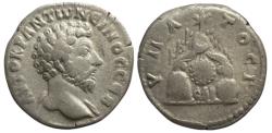 Ancient Coins - Cappadocia, Caesarea. Marcus Aurelius, 161-180 AD. AR Didrachm.