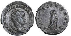 Ancient Coins - Hostilian 251 AD. AR Antoninianus, Rome. Securitas rev.