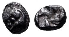 Ancient Coins - Aiolis. Kyme. 500-475 BC. AR Obol.