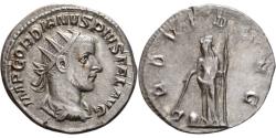 Ancient Coins - Gordian III, 238-244 AD. AR Antoninianus, Rome. Providentia rev.