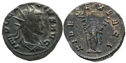 Ancient Coins - Claudius II Gothicus, 268-270 AD. Æ Antoninianus, Rome. Fides rev.