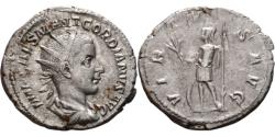 Ancient Coins - Gordian III, 238-244 AD. AR Antoninianus, Rome. Virtus rev.
