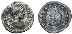 Ancient Coins - Caracalla, 198-217 AD. AR Denarius, Rome. Plautilla & Caracalla rev.